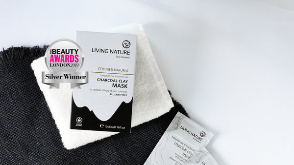 Charcoal Clay Mask wins Silver | Pure Beauty London Awards 2019