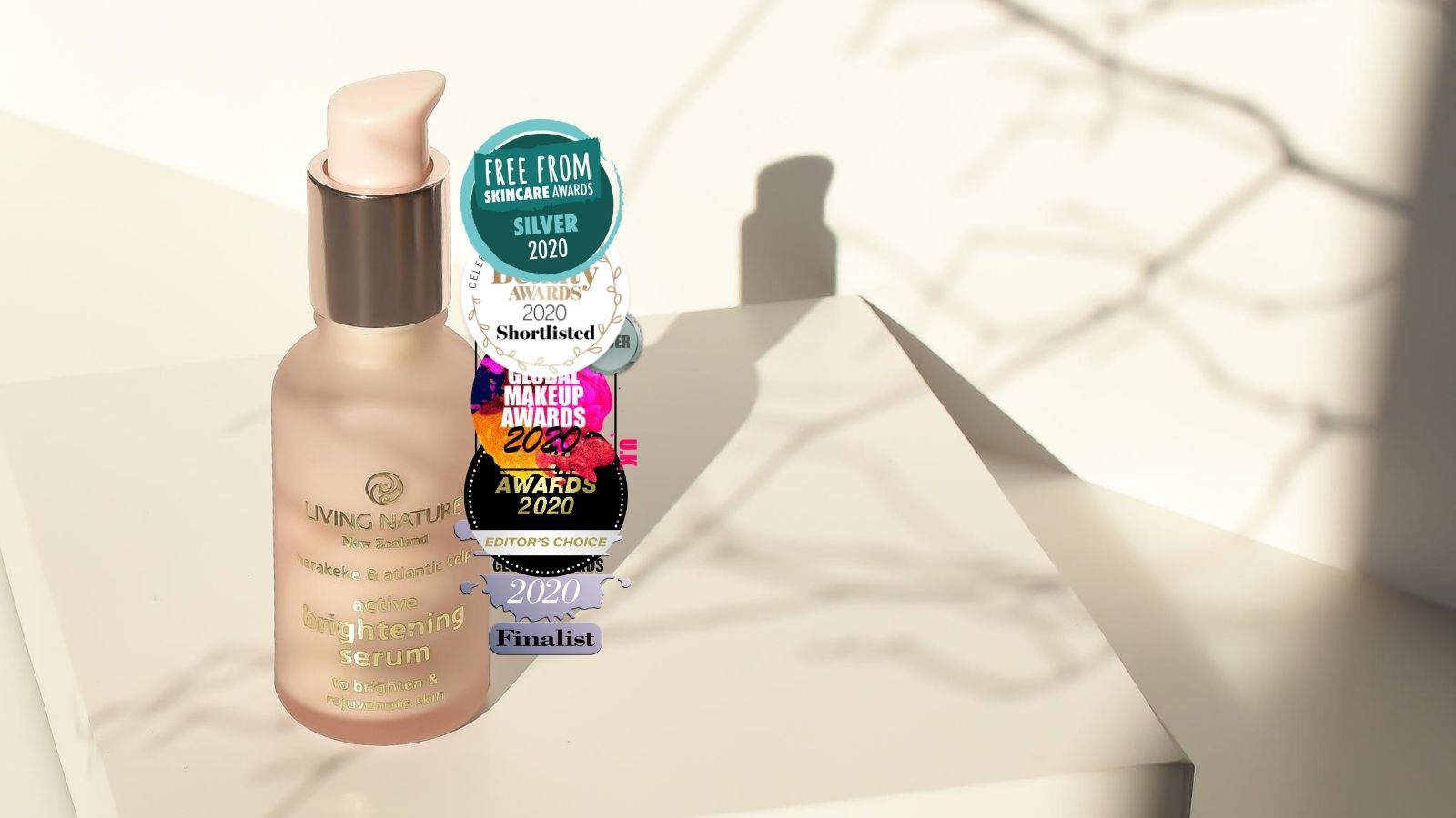 Active Brightening Serum wins its 5th award!