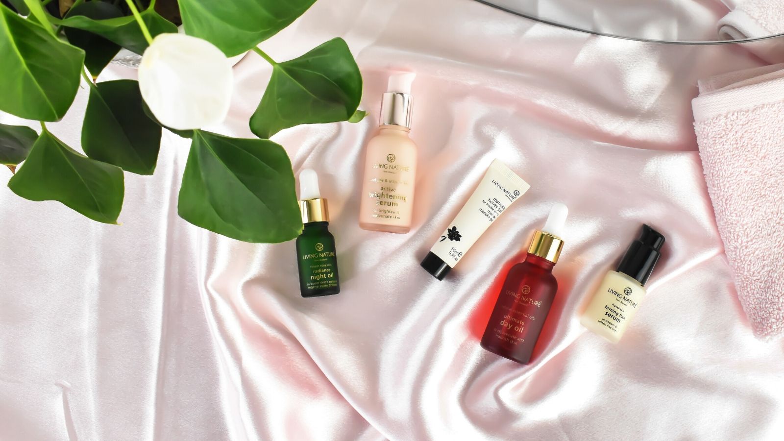 Living Nature Certified Natural Serums and Oils